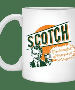 Scotch Retro Worn Valentine's Day Mug Set for Friends and Couples