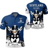 Scottish Family Crest Golf Polo Shirt - A Great Present For Fans