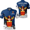Scottish Family Crest Golf Polo Shirt For Drummond Fans - A Perfect Pick For Fans With A Scottish Heritage