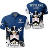 Scottish Family Crest Golf Polo Shirt For Duncanson Fans - A Bold And Classic Look For Fans Of Scottish Heritage
