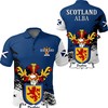 Scottish Family Crest Golf Polo Shirt For Duthie Fans - A Bold And Classic Look For Fans Of Scottish Heritage