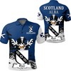 Scottish Family Crest Golf Polo Shirt - Ideal Gift For Scotland Fans