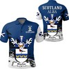 Scottish Family Crest Golf Polo Shirt - Perfect For Fans Of Scotland