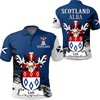 Scottish Family Crest Golf Shirt - Ideal Gift For Fans With All Over Print Polo T-Shirt