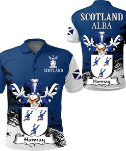 Scottish Family Crest Polo Shirt - A Classic Golf Essential