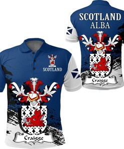 Scottish Family Crest Polo Shirt - A Sophisticated Way To Display Your Scottish Roots On The Golf Course Polo Shirts