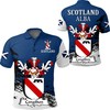 Scottish Family Crest Polo Shirt - A Sophisticated Way To Show Your Scottish Pride On The Golf Course - Gift For Fans