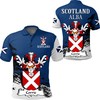 Scottish Family Crest Polo Shirt - Display Your Scottish Ancestry On The Golf Course With This All Over Print Polo Shirt