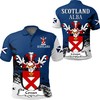 Scottish Family Crest Polo Shirt - Display Your Scottish Heritage With Aplomb On The Golf Course - Gift Idea For Fans