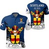 Scottish Family Crest Polo Shirt - Edward Golf Style Special Edition
