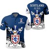 Scottish Family Crest Polo Shirt - Golf Shirt For Lyon Of Scotland