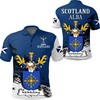Scottish Family Crest Polo Shirt - Golf Shirt For Macmicking Or Mcmicking Of Scotland