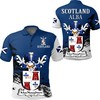 Scottish Family Crest Polo Shirt - Golf Shirt For Macnaughton Or Macnaughten Of Scotland