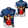 Scottish Family Crest Polo Shirt - Show Your Scottish Heritage And Love For Golf