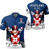 Scottish Family Crest Polo Shirt With Gillon Scotland Design - Gift For Golf And Scottish Heritage Fans