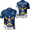 Scottish Family Crest Polo Shirt With Gilmour Scotland Design - Ideal For Golf And Scottish Heritage Fans