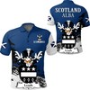 Scottish Family Crest Polos With Polo Collar Shirts For Golf - Perfect Gift For Fans