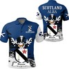 Scottish Family Crest Scotland Special Polo Shirt - Golf Shirt - A Great Gift Option For Scottish Golf Enthusiasts.