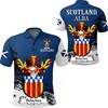 Scottish Family Crest Scotland Special Polo Shirt - Golf Shirt - A Great Polo Shirt Gift For Scots Who Love Golf.