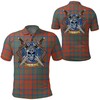 Scottish Warrior Golf Shirt - Matheson Ancient Tartan 3D All Over Print Polo Shirt, Perfect For Any Occasion