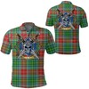 Scottish Warrior Golf Shirt - Muirhead Tartan 3D All Over Print Polo Shirt, Perfect For Fans Of Sport And Style