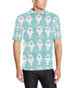 Sea Lion Baby Pattern Print Men'S Polo Shirt With Polo Collar - Gift For Fans
