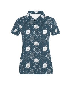Sea Turtle Family Women'S Polo Shirt