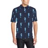 Seahorse Blue Neon Pattern Print A3 3D Polo Shirt - Gift For Fans