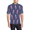 Seahorse Pink 3D T-Shirts For Men Pattern Print A2 All Over Print Polo T-Shirt - Fan Gift