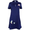 Seashell Navy Collared All Over Print Polo T-Shirt - Perfect Gift For Fans