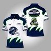 Seattle Seahawks 100Th Anniversary Nfl All Over Print Polo Shirt - Ideal Gift For Fans