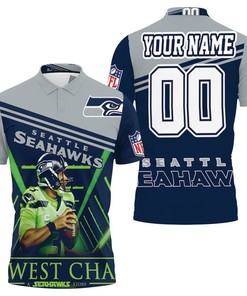 Seattle Seahawks 2020 Nfc West Champs Personalized Polo T-Shirt - Ideal Gift For Fans