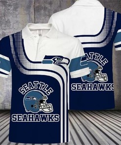 Seattle Seahawks Casual Polo Shirt For Fans (All Over Print)- Perfect For Everyday Wear