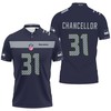 Seattle Seahawks Kam Chancellor Team Color Jersey Inspired 3D Printed Polo Shirt - Perfect For Fans