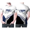 Seattle Seahawks Logo Beautiful Pattern All Over Print Polo T-Shirt (3D T Shirt Birthday) - Ideal Gift For Fans