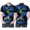 Seattle Seahawks Logo Skull Casino Pokers 3D Printed Men'S Polo Shirt - Perfect Gift For Sports And Seattle Fans