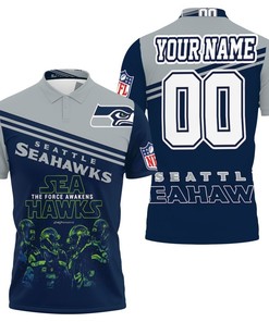 Seattle Seahawks Players The Force Awaken 3D Printed Polo Shirt - Perfect For Fans