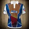 Seattle Seahawks Sunlight Casual 3D Polo Shirt (Polo Collar) - Ideal Gift For Fans