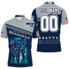 Seattle Seahawks Trio Personalized Polo T-Shirt (3D Printed Polo Shirts) - Ideal Gift For Fans
