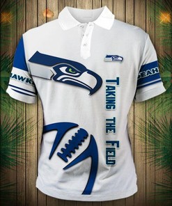 Seattle Seahawks Zigzag Casual 3D Polo Shirt (Polo Shirt) - Perfect For Fans