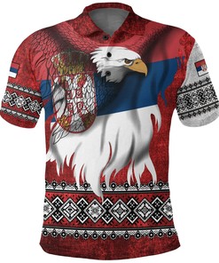 Serbia Polo Shirt Serbian Eagle Special Version - Ideal Gift For Fans