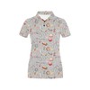 Sewing Equipment Print Women'S Athletic Polo Shirt - Perfect For Sewing Enthusiasts