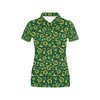 Shamrock Horse Shoes Saint Patrick'S Day Print Women'S Athletic Polo Shirt - Perfect For Fans