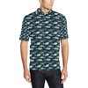 Shark Pattern Print 3D Polo Shirt For Men - Gift For Fans Of Sharks And Fashion