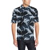 Shark Print Pattern 3D Polo Shirt For Men - Perfect Gift For Fans Of Sharks And Style
