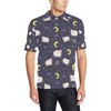 Sheep Night Pattern Print Design Men'S Polo-Shirt - Perfect For Night-Time Fitness Activities