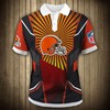 Shine Bright With Sunlight Casual Polo Shirt For Cleveland Browns Fans