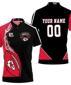 Shop For The Perfect Stylish Polo Shirt In 3D For Nfl Fans Of Kansas City Chiefs