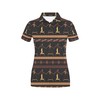 Show Off Your Knowledge With Ancient Greek Human Print Women'S Polo Shirt