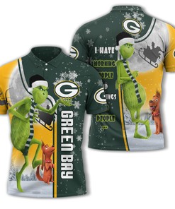 Show Your Fan Spirit With Personalized Green Bay Packers No35 Polo Shirt, 3D All Over Print